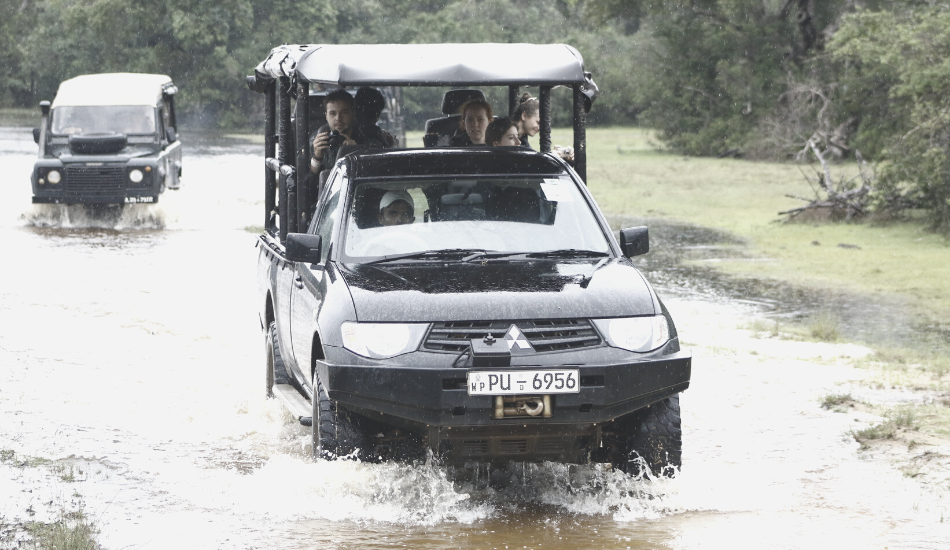 Off road safari experience with big game camps Sri Lanka